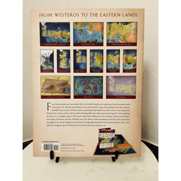 Game of Thrones The Lands of Ice and Fire-‎ Maps from King's Landing Set - Picture 2 of 7